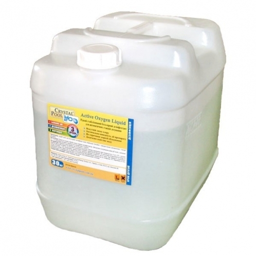 Жидкий активный кислород Crystal Pool Active Oxygen Liquid 30 кг Жидкий активный кислород Crystal Pool Active Oxygen Liquid 30 кг