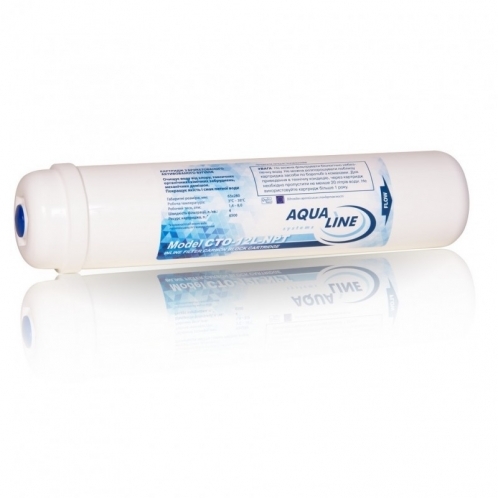 Лінійній вугільний картридж Aqualine In-Line CTO-12L-NPT