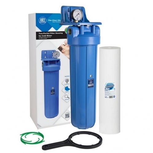 Механический фильтр Aquafilter FH20B1-B-WB + Aquafilter FCPS20M20B