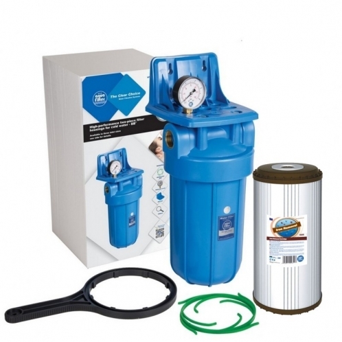 Фильтр обезжелезивания воды Aquafilter FH10B1-B-WB + Aquafilter FCCFE10BB